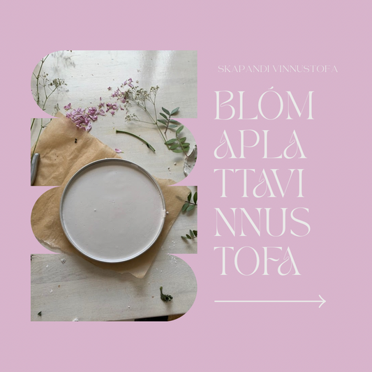 Blómaplattar - opin vinnustofa